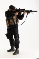  Photos Arthur Fuller Sniper Contractor aiming gun shooting standing whole body 0002.jpg